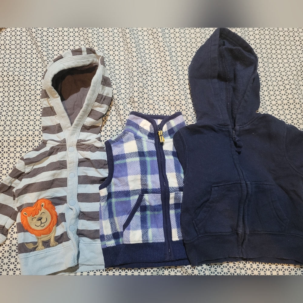 🎉5/$20 3 Piece Baby Boy 3 Months Jacket Vest